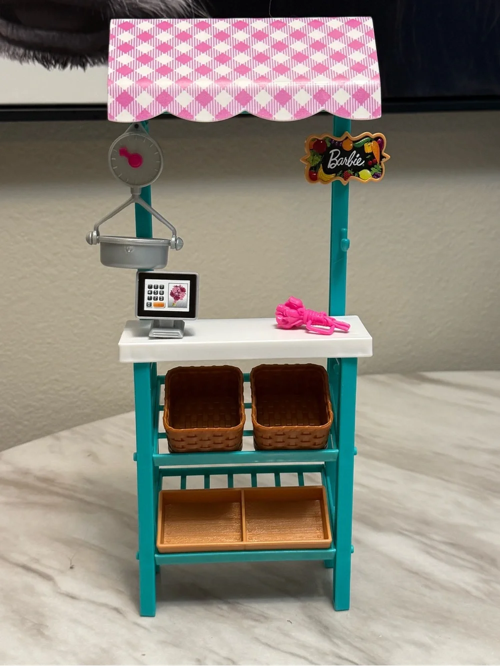Barbie Mattel fruit stand